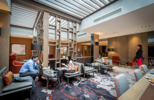 Clayton Hotel Chiswick reception'